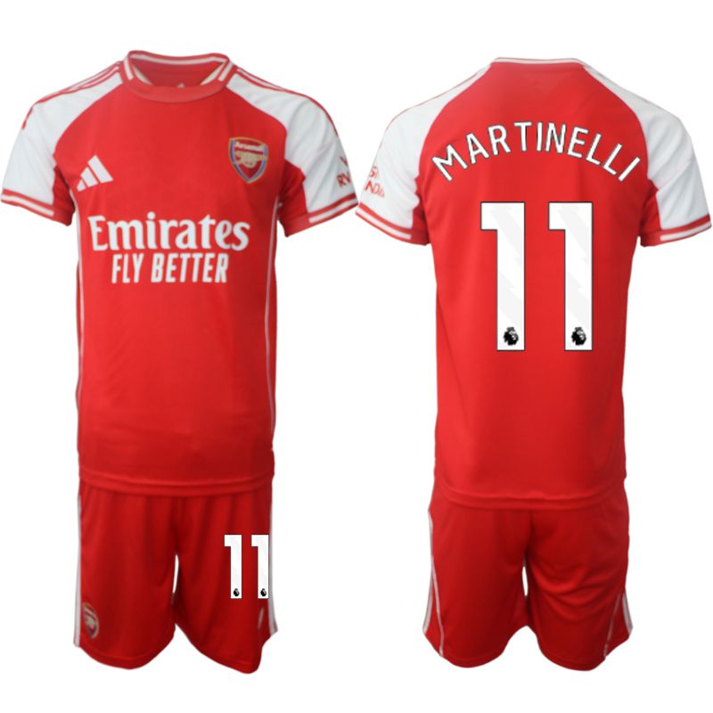 Men 2025-2026 Season Club Arsenal home red #11 Soccer Jersey